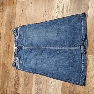 Hydraulic Jean Skirt